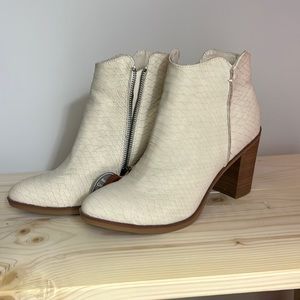 White booties